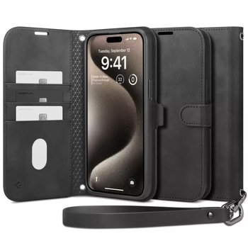 Etui do iPhone 15 Pro Max (Czarny) Spigen Wallet S Pro - Spigen