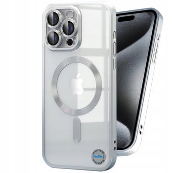 Etui do iPhone 15 Pro Max Srebrne Matowe do MagSafe Tytan Srebrny Mat - Inny producent