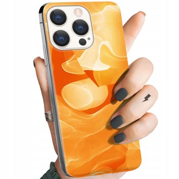 ETUI DO IPHONE 15 PRO MAX WZORY POMARAŃCZOWE POMARAŃCZE ORANGE OBUDOWA CASE - Hello Case