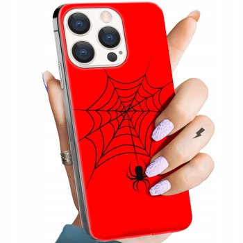 Etui Do Iphone 15 Pro Wzory Pająk Spider Pajęczyna Obudowa Pokrowiec Case - Hello Case
