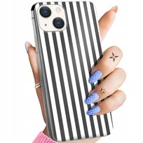 ETUI DO IPHONE 15 WZORY PASKI LINIE FALE OBUDOWA POKROWIEC CASE Apple
