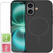 Etui Do iPhone 16 Plus +Szkło 9H WZMACNIANE 360° Satin Matt Do Magsafe