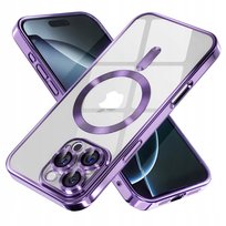 Etui do iPhone 16 Pro do MagSafe Magnetyczne Fioletowe Osłona Aparatu