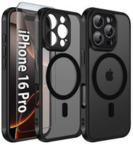 Etui do iPhone 16 Pro do MagSafe MATT CASE WZMACNIANE Szkło 9H Krainagsm
