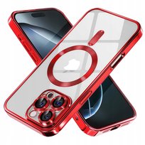 Etui do iPhone 16 Pro Max do MagSafe Magnetyczne Czerwone Osłona Aparatu