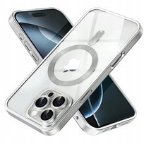 Etui do iPhone 16 Pro Max do MagSafe Magnetyczne Srebrny Tytan Osłona