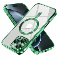 Etui do iPhone 16 Pro Max do MagSafe Magnetyczne Zielone Osłona Aparatu