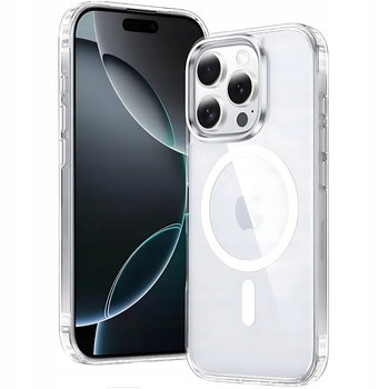 Etui Do iPhone 16 Pro +Szkło 9H WZMACNIANE 360° do MAGSAFE CLEAR CASE - Inny producent
