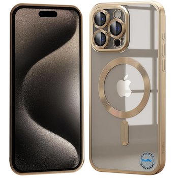 Etui do iPhone 16 Pro Złoty Pustynny Tytan case do MagSafe Ochrona Aparatów - ProFlo