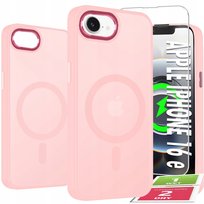 Etui Do iPhone 16e Case +Szkło 9H WZMACNIANE 360° Matt Do Magsafe