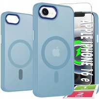 Etui Do iPhone 16e Case +Szkło 9H WZMACNIANE 360° Matt Do Magsafe