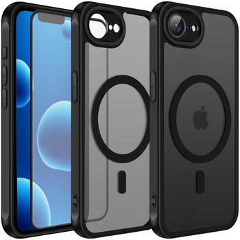 Etui do iPhone 16e do MagSafe MATT CASE WZMACNIANE Szkło 5D - Krainagsm