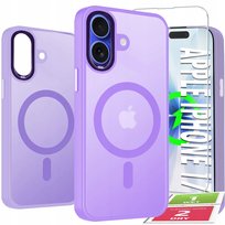 Etui Do iPhone 17 Case +Szkło 9H WZMACNIANE 360° Matt Do Magsafe
