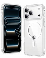 Etui Do iPhone 17 Pro Case +Szkło 9H WZMACNIANE 360° do MAGSAFE CLEAR