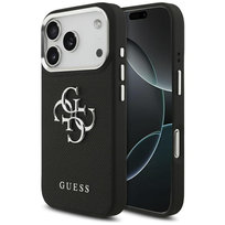 Etui do Iphone 17 Pro Guess Czarne Oryginalne Skórzane Eleganckie Case GUESS