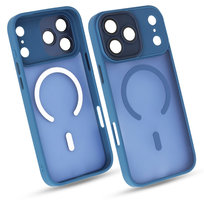 Etui do iPhone 17 Pro Max niebieski mat MagSafe case plecki ochrona