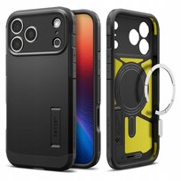 Etui do iPhone 17 Pro, Spigen Tough Armor T Mag case do MagSafe z podstawką
