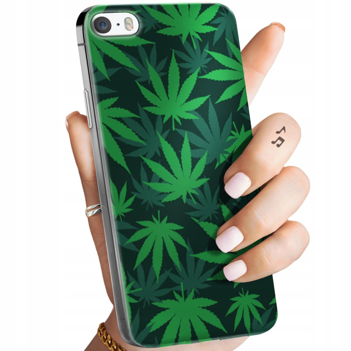 Etui Do Iphone 5 / 5S / Se Wzory Dla Palaczy Smoker Weed Joint Obudowa