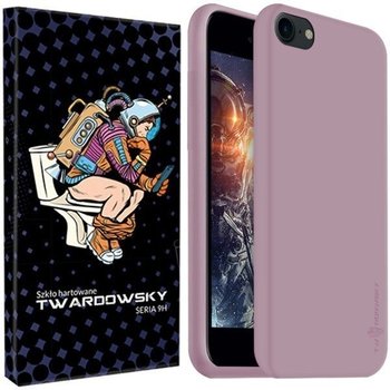 ETUI DO IPHONE 7 CASE TWARDOWSKY HOLE + SZKŁO 9H - TWARDOWSKY