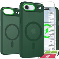 Etui Do iPhone Air Case +Szkło 9H WZMACNIANE 360° Matt Do Magsafe
