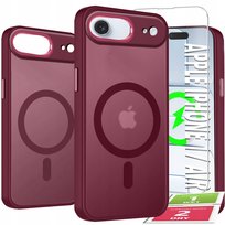 Etui Do iPhone Air Case +Szkło 9H WZMACNIANE 360° Matt Do Magsafe