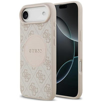 ETUI DO IPHONE AIR do MAGSAFE GUESS ORYGINALNE RÓŻOWE SKÓRZANE ELEGANCKIE GUESS