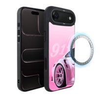 Etui do iPhone Air IBIZU DropGuard Matt z MagSafe, TechDrive, 911 różowe IBIZU