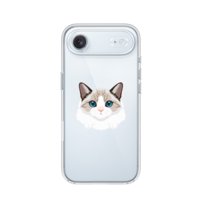 Etui do iPhone Air przeźroczyste, silikonowe Flexi, kot birmański Inna marka