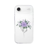 Etui do iPhone Air z MagSafe przeźroczyste, silikonowe Flexi, kobieta z Kwiatami Inna marka