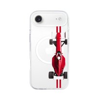 Etui do iPhone Air z MagSafe przeźroczyste, silikonowe Flexi, Szybkie Auta, czerwone F1 Inna marka
