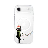 Etui do iPhone Air z MagSafe, Przytulne święta, Kot przebrany za elfa Inna marka