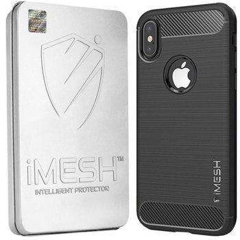 Etui Do Iphone Xs Max Case Imesh Carbon + Szkło 5D - iMesh