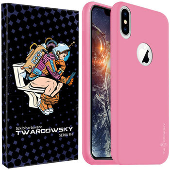 Etui Do Iphone Xs Max Twardowsky Pink Hole + Szkło - TWARDOWSKY