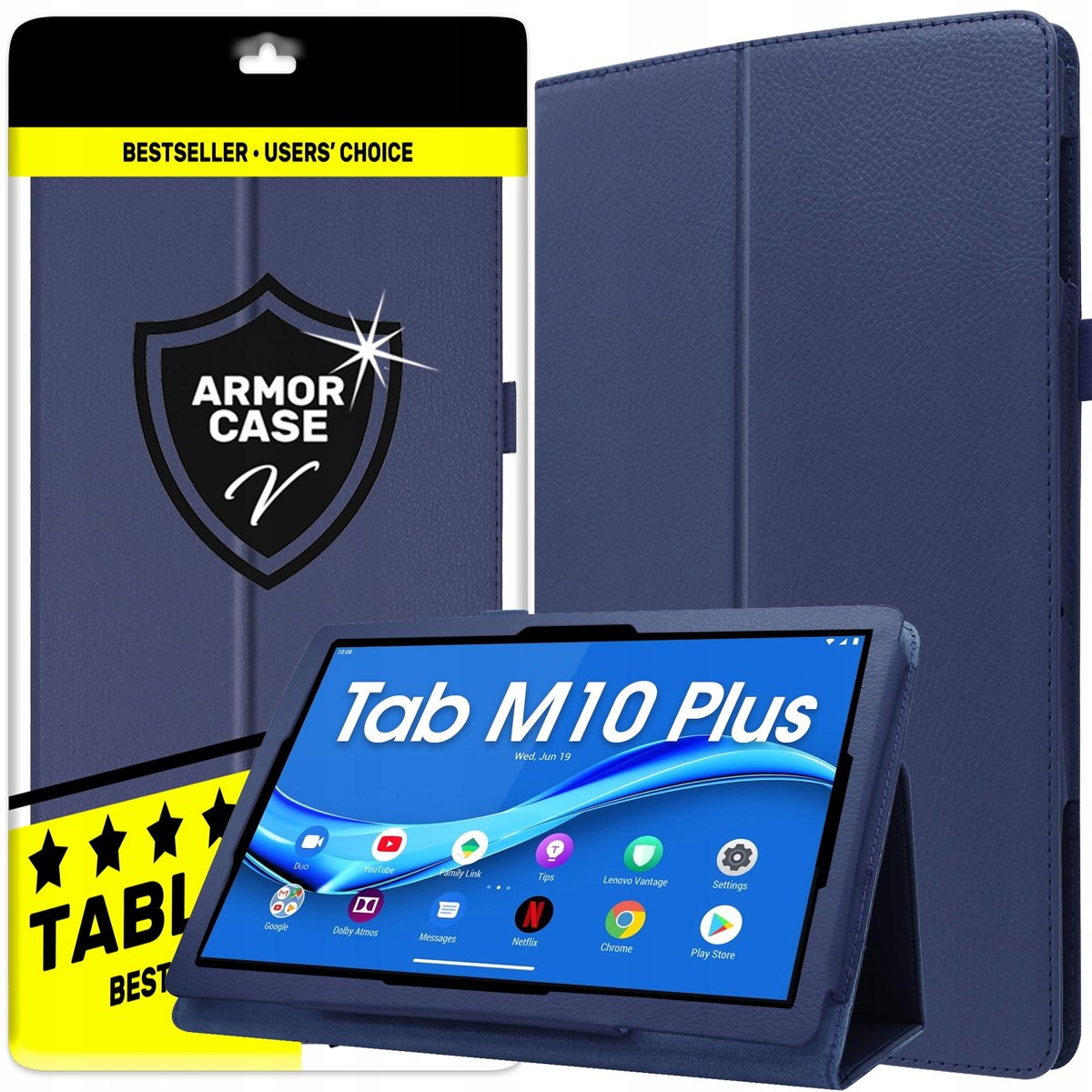 Фото - Чохол Etui do Lenovo Tab M10 FHD Plus 10.3 TB-X606X F/L | granatowy