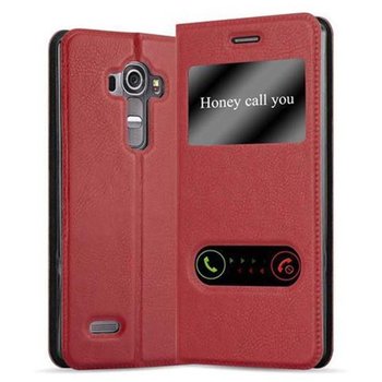 Etui Do LG G4 / G4 PLUS w CZERWONY SZAFRAN Pokrowiec Obudowa Case Cover Portfel Ochronny Cadorabo - Cadorabo