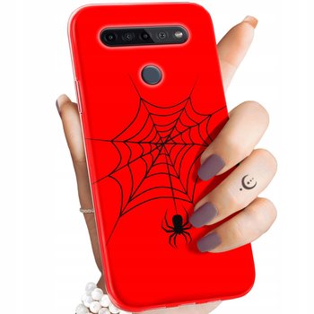 Etui Do Lg K41S / K51S Wzory Pająk Spider Pajęczyna Obudowa Pokrowiec Case - Hello Case