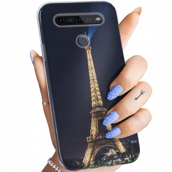 Etui Do Lg K41S / K51S Wzory Paryż Francja Eiffel Obudowa Pokrowiec Case - Hello Case