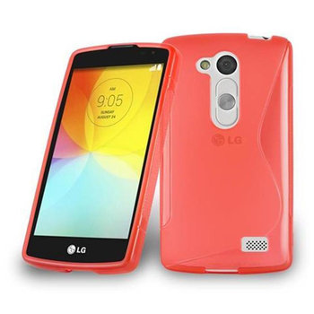 Etui Do LG L FINO Pokrowiec w PIEKŁA CZERWIEŃ Pokrowiec Ochronny Obudowa Case Cover TPU Cadorabo - Cadorabo