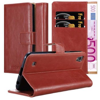 Etui Do LG X POWER w Pokrowiec CZERWONE WINO Magnet Obudowa Ochronny Case Cover Cadorabo - Cadorabo