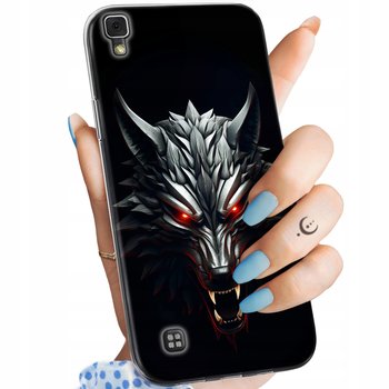 Etui Do Lg X Power Wzory Wiedźmin Witcher Biały Wilk Dziki Gon Obudowa - Hello Case