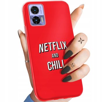 ETUI DO MOTOROLA EDGE 30 NEO / 30 LITE WZORY NETFLIX SERIALE FILMY KINO - Hello Case