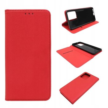 Etui do Motorola EDGE 40 Neo 5G Smart Magnet czerwony case pokrowiec - GSM-HURT