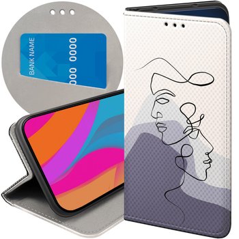 Etui Do Motorola Edge 50 Neo / Thinkphone 25 Wzory Continuous Line-Art Case - Hello Case