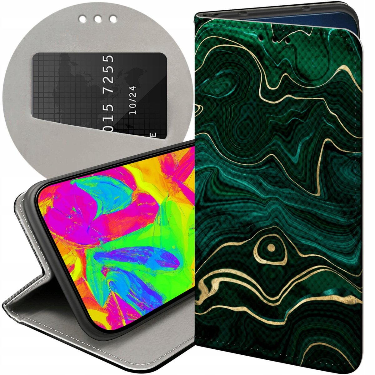 RankOne Custodia Glitter Sfumato Per Motorola Moto Edge 50 Neo / ThinkPhone 25 – Cover Sottile E Resistente, Trasparente Con Effetto Ombre - 5