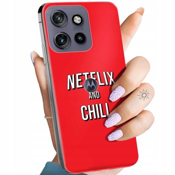 Etui Do Motorola Edge 50 Neo / Thinkphone 25 Wzory Netflix Seriale Filmy - Hello Case