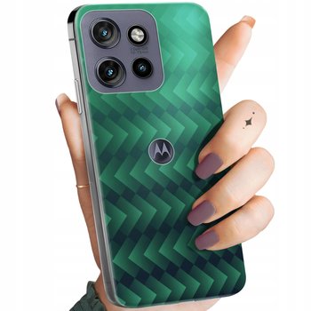 Etui Do Motorola Edge 50 Neo / Thinkphone 25 Wzory Zielone Grassy Green - Hello Case