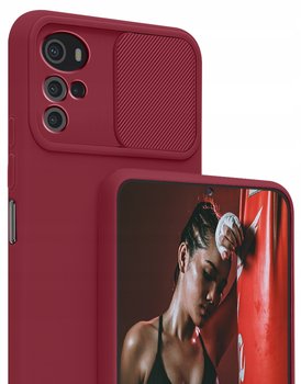 Etui do Motorola G22 SILICONE CamShield + Szkło 9H - Inny producent