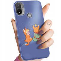 Etui do motorola moto e20 wzory mały książę lisek róża planeta obudowa case Hello Case