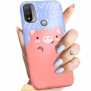 Etui Do Motorola Moto E20 Wzory Świnka Peppa Bajka Obudowa Pokrowiec Case - Hello Case