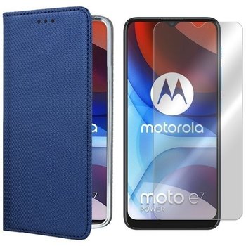 Etui Do Motorola Moto E7 Power Case Magnet + Szkło - VegaCom